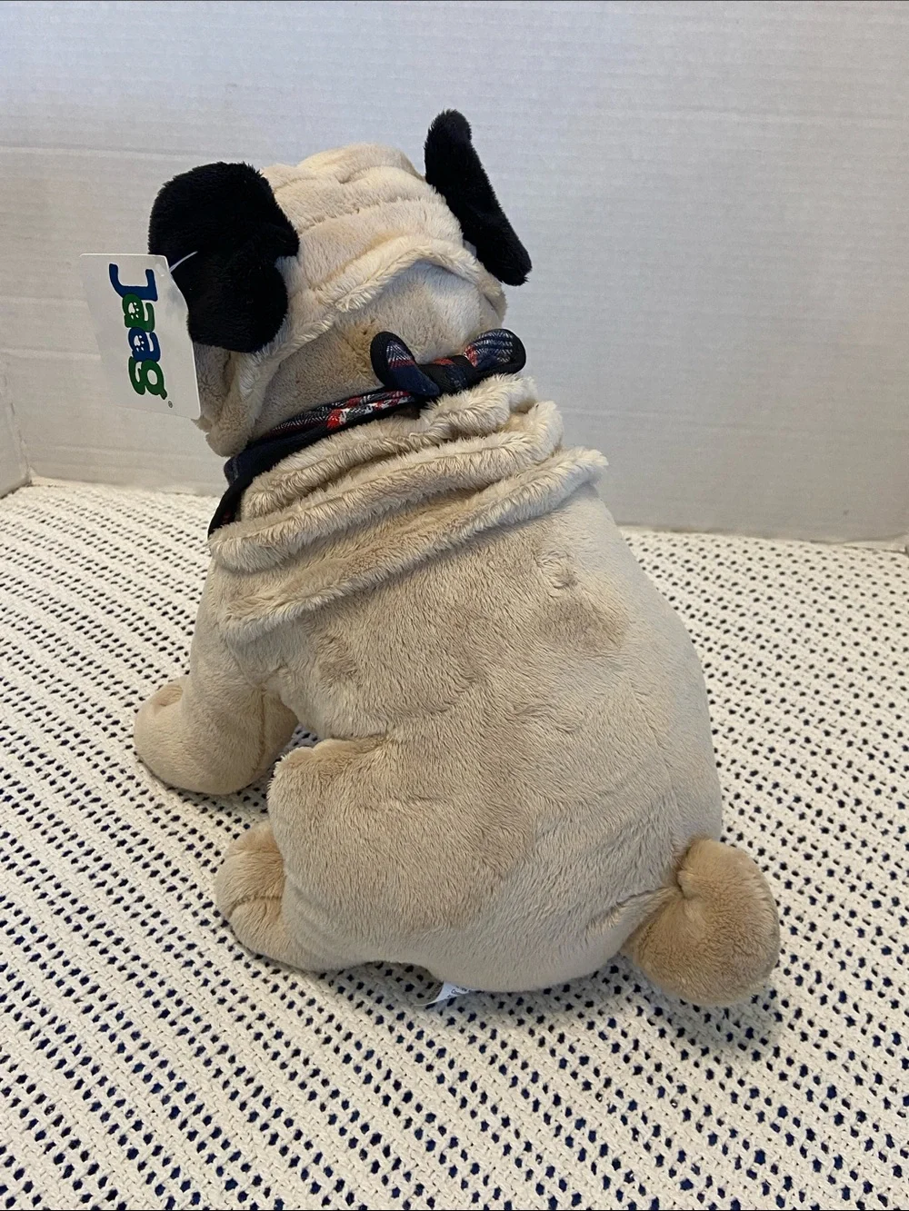Scheels 2019 Jaag Plush Pug Dog Stuffed Animal Sitting 11
